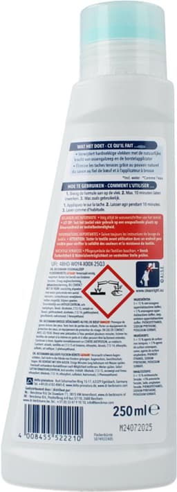 Dr. Beckmann Prewash Vloeibaar met Borstel 250 ml — thumbnail 3