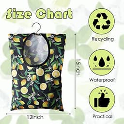 2 Stuks Waterdichte Wasknijper Tas met Haak - Organizer voor Kleding en Klein Gereedschap — thumbnail 2