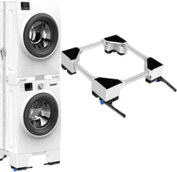 Solacis Wasmachine verhoger - Wasmachine kast - Wasmachine ombouw - Tussenstuk wasmachine droger - Wasmachineverhoger - Must have voor uw wasmachine! — thumbnail 1