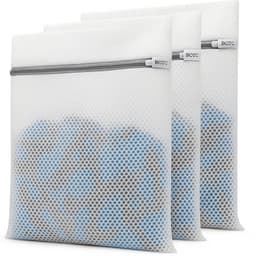 BOTC Waszakken - Wasnetten - Set van 3 - 30x40cm - Bescherm je Wasgoed en Wasmachine - Wit — thumbnail 1
