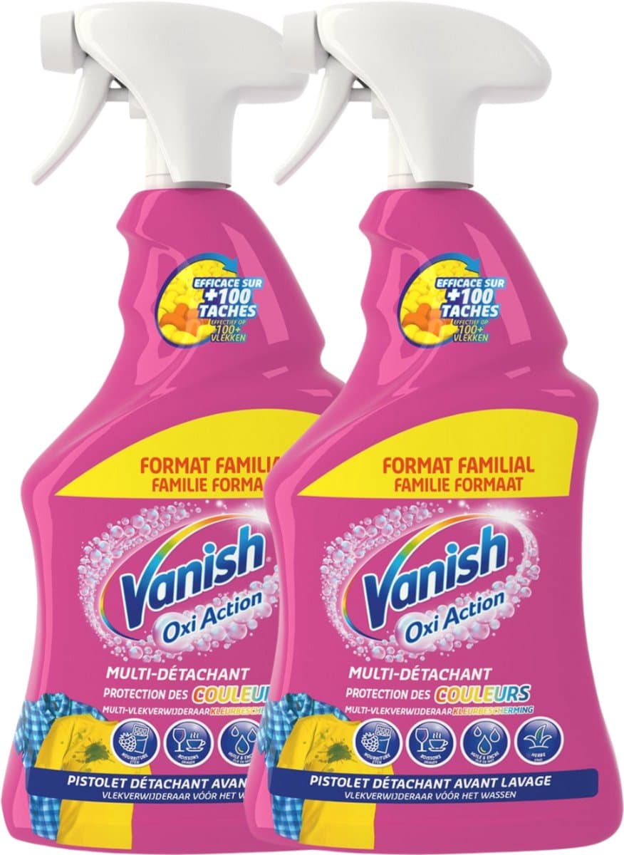 Vanish Vlekverwijderaar 4-in-1 Spray 940ml - 2 Stuks - Voordeelverpakking — afbeelding 1
