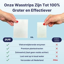 Pure Laundry Club Wasstrips - Pure Berry - 100 Wasbeurten - Krachtige Reiniging - Plasticvrij Wasmiddel - Wasmiddeldoekjes voor Wit, Kleur & Zwart — thumbnail 2