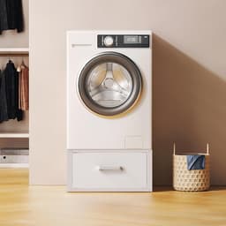 Lexium Wasmachine Verhoger - Wasmachine Sokkel - Wasmachine opbouwmeubel - Wasmachine Kast - Wasmachine Ombouw - Wasmachine Meubel — thumbnail 2