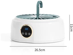 Draagbare wasdroger – Mini Elektrische Opvouwbare Droogmachine Met Afstandsbediening En Droogtas – 360° Hetelucht Drogen Met Slimme Timing – Compacte en energiezuinige droger voor appartementen campers en reizen — thumbnail 3