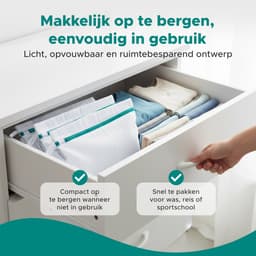 Living Direct Waszak set 3 stuks Waszakjes met Rits - Waszakken voor Wasgoed - Wasnetjes met Rits, geschikt voor Lingerie en BH - Waszak Groot - Laundry Bag - Wasnetten — thumbnail 4