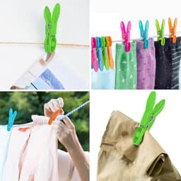 24/48/60 Stuks Kledingknijpers - Grote Handdoek Klemmen voor Strandstoelen - Winddichte Kledingclips voor Kleding — thumbnail 1