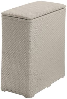Ibenzoa® Stijlvolle beige wasmand van kunststof voor efficiënte wasorganisatie — thumbnail 1