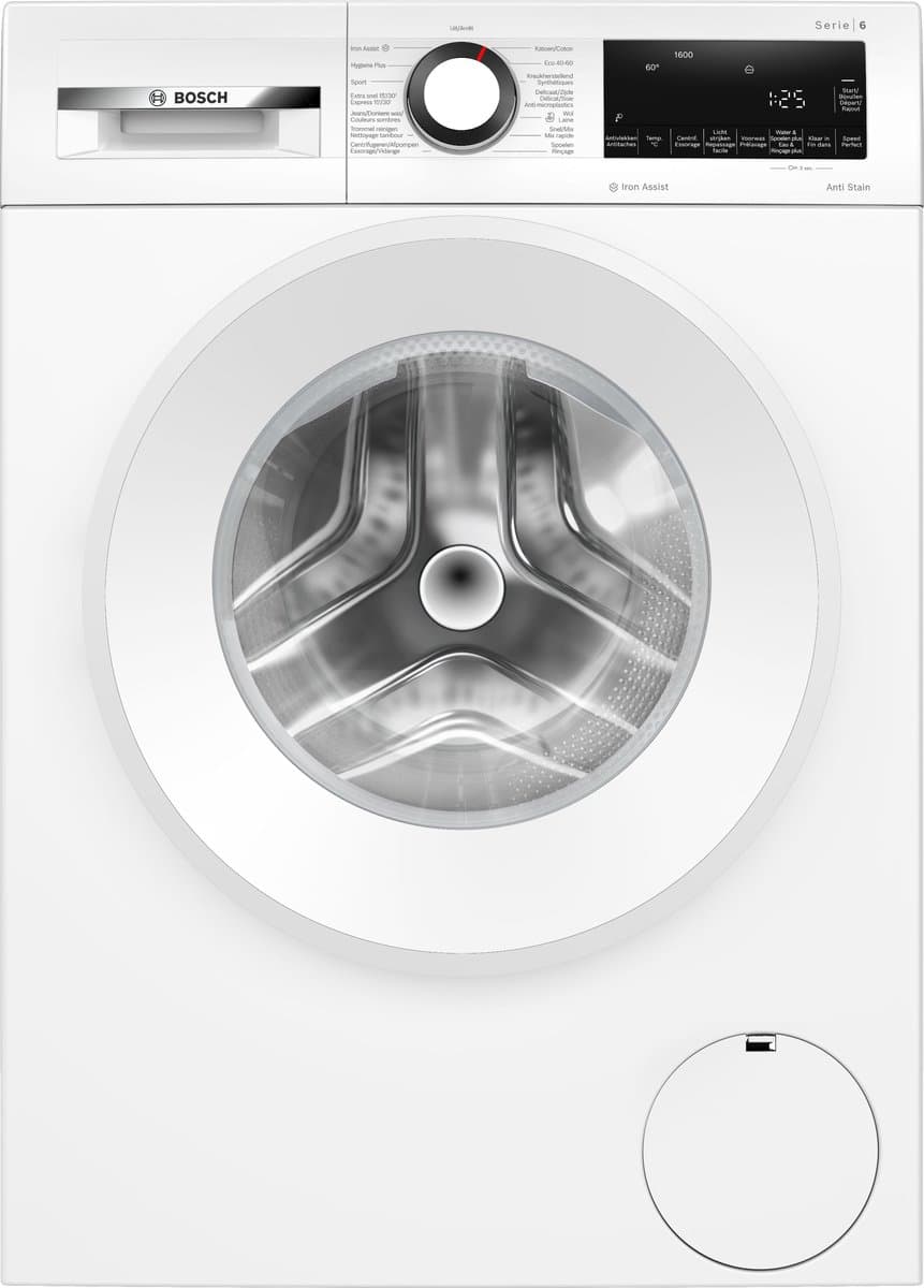 Bosch Serie 6 - WGG246ZEFG - Wasmachine - Wasmachine met stoom - 1600 rpm - 9 kg - Energielabel A - Iron Assist: vermindert kreukels tot 50% - NL/FR Display - Bespaar water met ActiveWater Plus — afbeelding 1