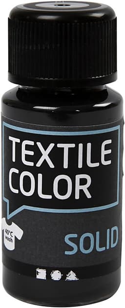 CC Creotime Textile Color Solid Zwart 50ml — thumbnail 2