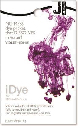 Jacquard textielverf iDye Natural 14 gr violet voor natuurlijke stoffen. — thumbnail 1
