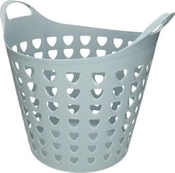 Flexibele wasmand - 26 liter - kunststof - blauw - D45 x H40 cm — thumbnail 2