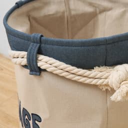 Bera Home Rond 40 L - Wasmand - Opvouwbaar - Stevig en Milieuvriendelijk - Met IJzeren Frame - 36x40 cm - Ideaal als Speelgoedmand en Wasbox — thumbnail 5