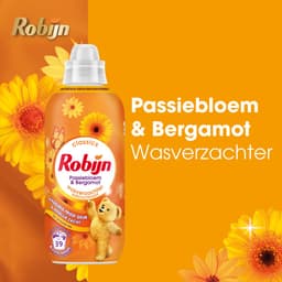 Robijn - Wasverzachter - Passiebloem & Bergamot - 8 flessen - 312 wasbeurten - Voordeelverpakking — thumbnail 3