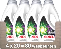 Ariel Vloeibaar Wasmiddel +Revita Black - 4 x 20 Wasbeurten — thumbnail 1