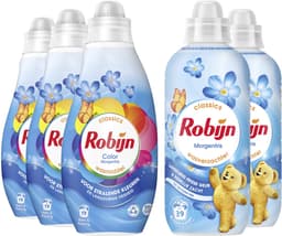 Robijn Perfect Match Wasmiddel en Wasverzachter Pakket - Morgenfris - 5 stuks - (60 Wasbeurten) - Voordeelverpakking — thumbnail 2