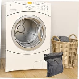 1 Set van 4 - Waszakken - Wasnetten - Bescherm je Wasgoed en Wasmachine - Waszak Wasmachine - Wasnet - 25*30cm,30*40cm,40*50cm,50*60cm - zwart - Polyester — thumbnail 2