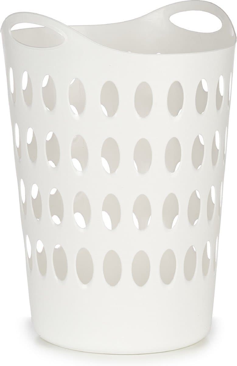 Arte R Flexibele wasmand/opbergmand - rond - wit - 50 liter - wasgoed sorteren — afbeelding 1