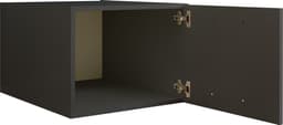 Interiax WASHWALL 'Mary' Wasmachine Bovenkast Antraciet - Met 1 openslaande deur- 38x50x67.5 cm — thumbnail 4