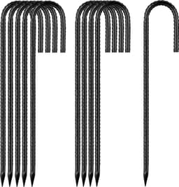 Verzinkte zwarte grondanker haringen - Set van 10 stuks — thumbnail 1