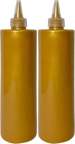 Südor Textielverf 1000 ml, goud.Wasbestendige textielverf voor lichte stoffen. Wasmachinebestendig, wasbestendig. Fixatie door strijken (2 x 500 ml) — thumbnail 2