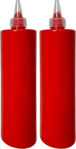 Südor Textielverf 1000 ml, rood.Wasbestendige textielverf voor lichte stoffen. Wasmachinebestendig, wasbestendig. Fixatie door strijken (2 x 500 ml) — thumbnail 2