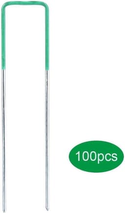 150mm Haken Nagels Grondankers - Kunstgras Gazon - 100 Stuks — thumbnail 5