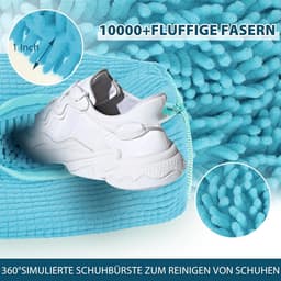 Waszak - Wasnet Voor Schoenen - Waszak Voor Schoenen - Schoenen Waszak - 39 x 19 Cm - Netje Anti-Vervorming - Delicaat Wasgoed - Schoen Wassen - Schoenenwaszak - Wasgoed - Wasmachine - Schoenen / Sneakers - Met Rits En Hangende Ring - Herbruikbaar — thumbnail 3