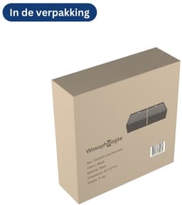 Wasophoogte® Wasmachine verhoger met lade - Dubbele wasmachine opbouwmeubel XL - Wasmachine sokkel - 31cm hoog - Zwart - Universeel - 63*63 (LxB) - Inclusief wandbeugels — thumbnail 2