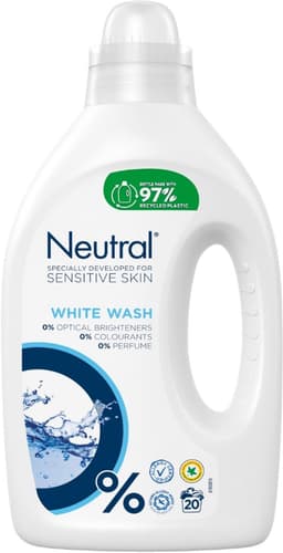 Neutral - Vloeibaar Wasmiddel - Witte Was - 1 Liter - 20 wasbeurten — thumbnail 5