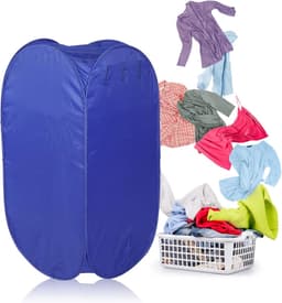 Draagbare Droger - Elektrische Kleding Droogrek - 1 stuk - Blauw — thumbnail 1
