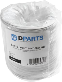 100mm Dparts luchtafvoerslang - 3 meter - met kabelbinder - drogerslang - wasdroger slang - droger - droogkast — thumbnail 4