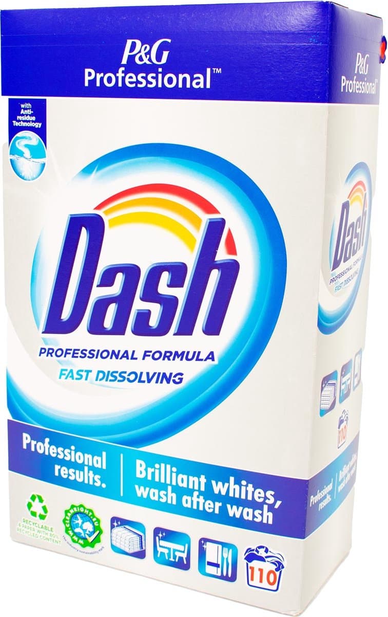 Dash - Wasmiddel - Poeder - Professional Formula - 130wb/7.8kg — afbeelding 1