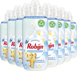 Robijn Classics Jasmijn & Sandelhout Wasverzachter - 8 x 33 wasbeurten - Voordeelverpakking — thumbnail 2