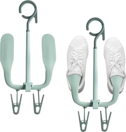 Schoenen Droogrek - 2 Stuks - Schoen Haak - Droog Schoenen Opbergrek - Schoenenhanger - Wasrek - Wasrekken - Droogrekken - Wassen/Schoen Drogen - Huishoudelijke - Plastic - Voor 2 Paar Schoenen - Voor Hardloopschoenen/Casual Schoenen/Leren Schoenen — thumbnail 1