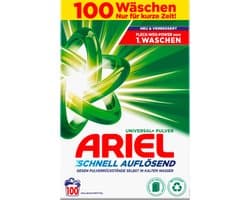 Ariel - Wasmiddel - Waspoeder - Quick Dissolving - Universal+ - 100wb/6000g