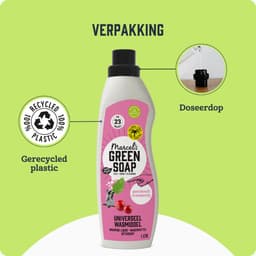Marcel's Green Soap Universeel Wasmiddel - Patchouli & Cranberry - 6 x 1L - 138 wasbeurten — thumbnail 4