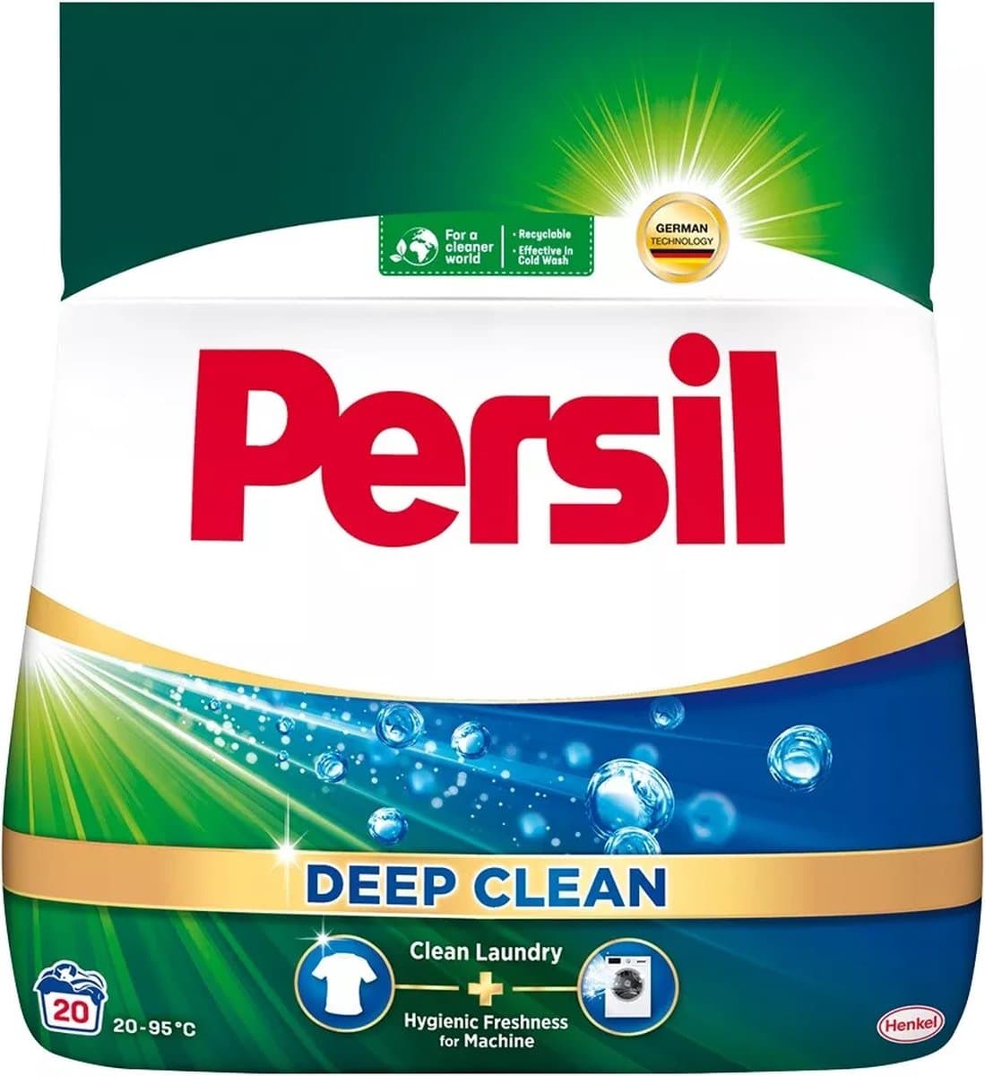 Persil – Universal – Deep Clean – Waspoeder – 1,1 kg – 20 Wasbeurten — afbeelding 1