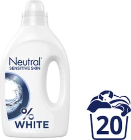 Neutral - Vloeibaar Wasmiddel - Witte Was - 1 Liter - 20 wasbeurten — thumbnail 1