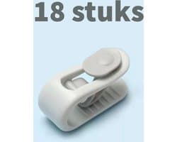 Dekbedclips - Dekbed Klemmen - Dekbed Clips - 18 STUKS - Knijpers - Laken - Deken - Groen