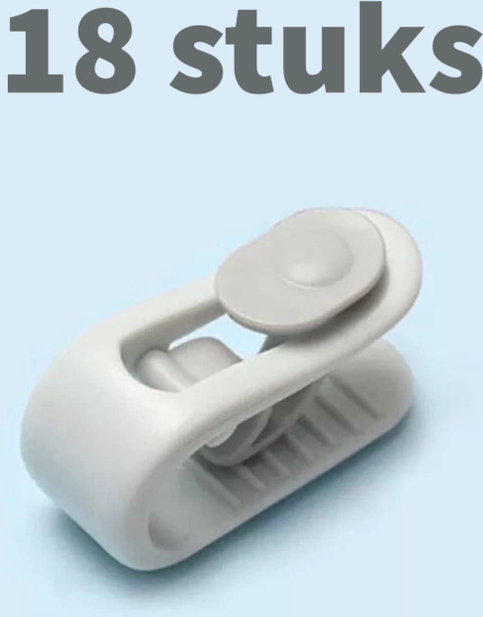 Dekbedclips - Dekbed Klemmen - Dekbed Clips - 18 STUKS - Knijpers - Laken - Deken - Groen — afbeelding 1