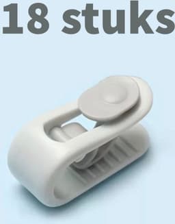 Dekbedclips - Dekbed Klemmen - Dekbed Clips - 18 STUKS - Knijpers - Laken - Deken - Groen — thumbnail 1