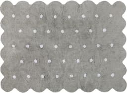 Atmosphera Kids Opbergmand/Wasmand pompon - Ø30xH41cm - Grijs — thumbnail 2