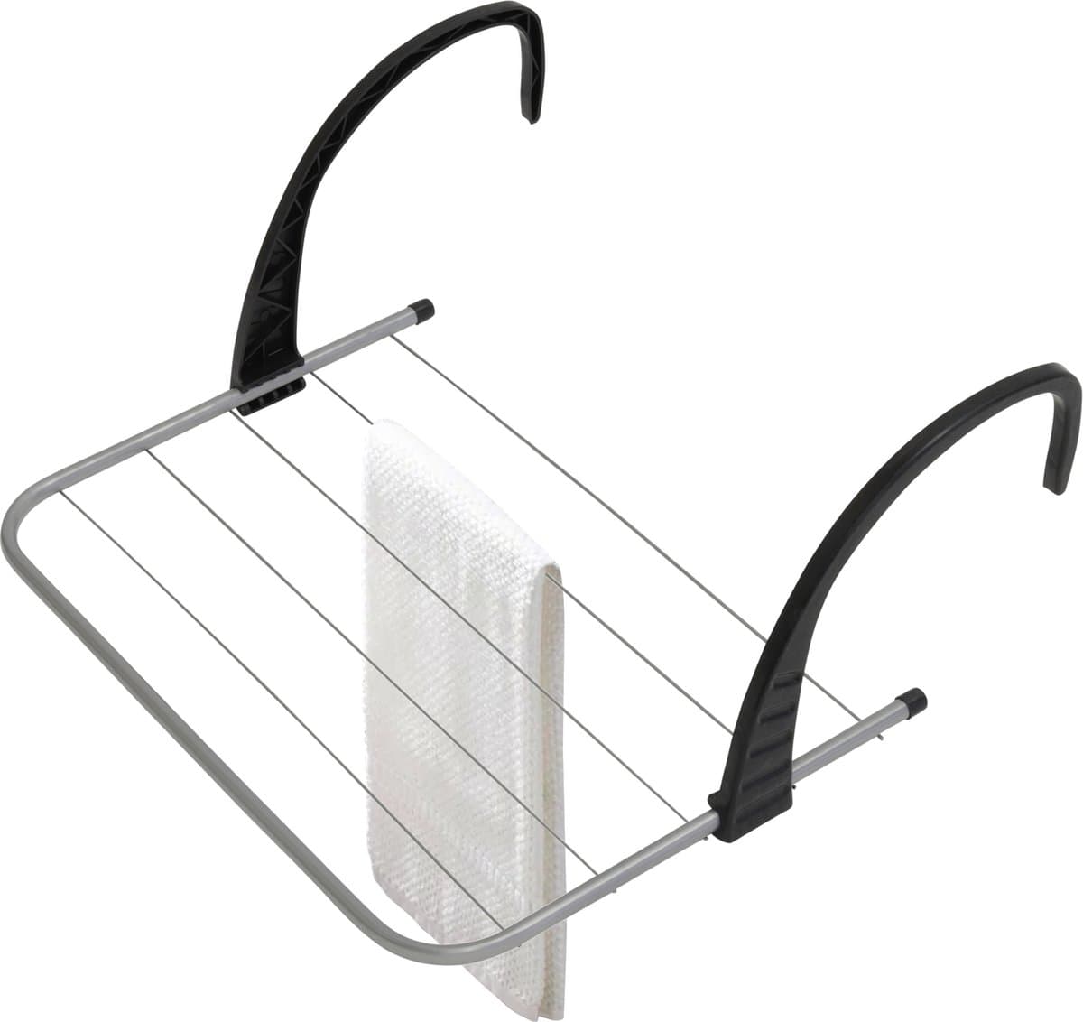 Niceey Droogrek Hangend - Wanddroogrek - Droogrek voor Deur - Wasrek Ophangbaar - 3m - Grijs — afbeelding 1