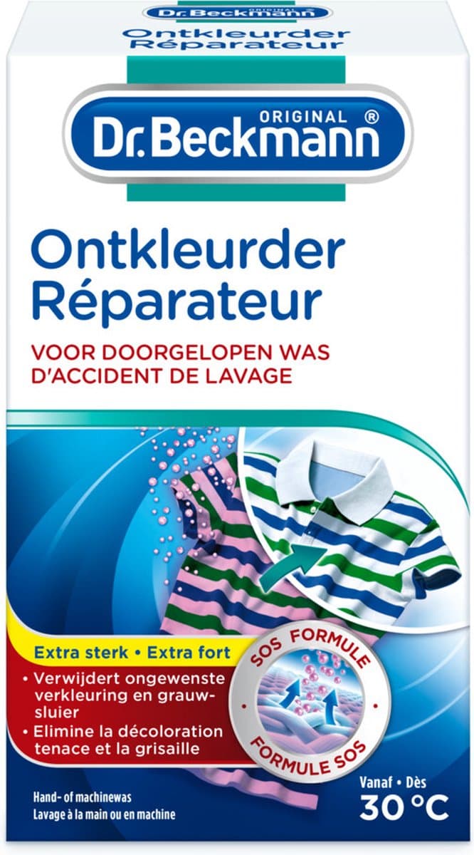 2x Dr. Beckmann Ontkleurder 2in1 Wasmiddel 150 gr — afbeelding 1