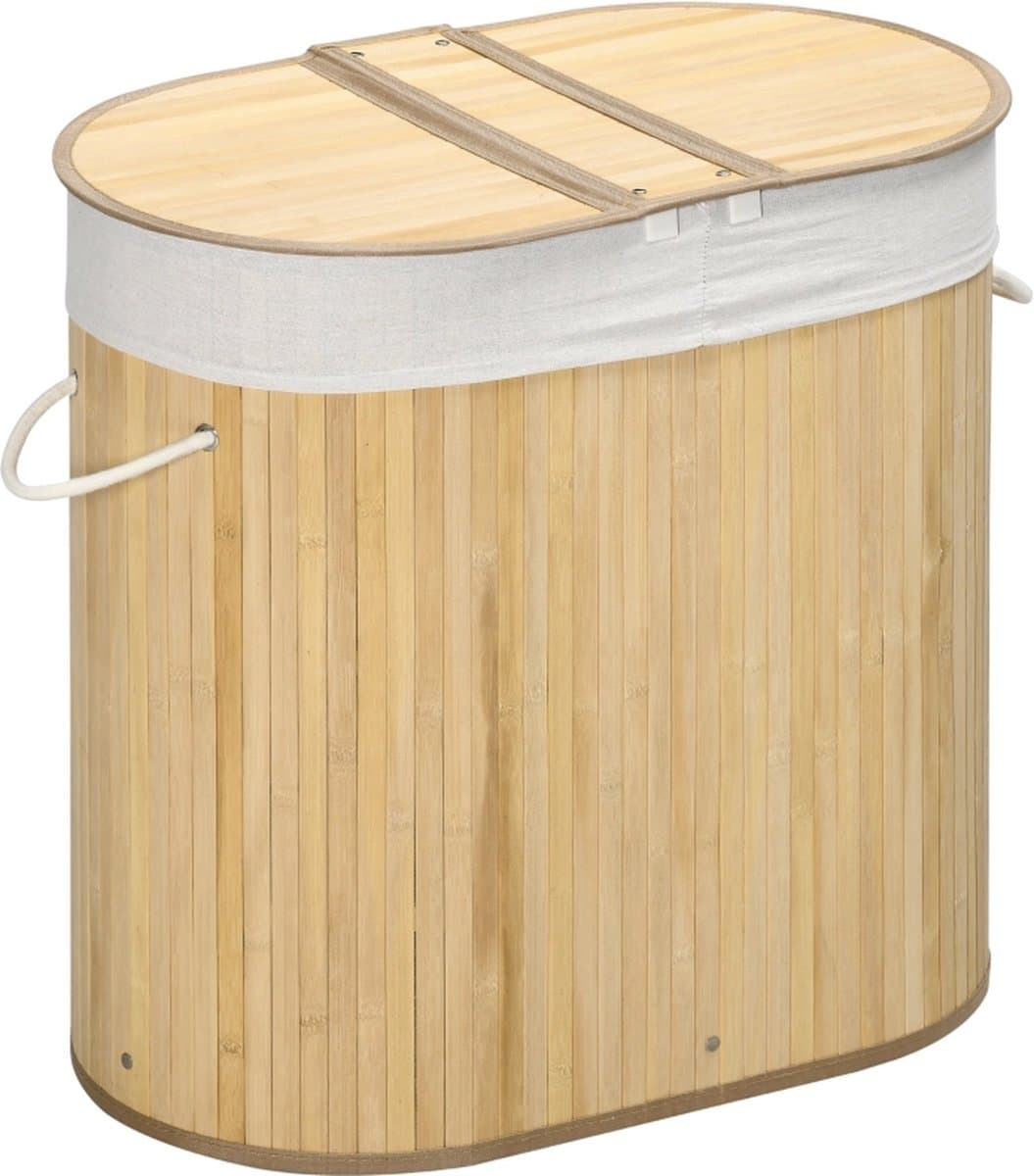 Wasmand met deksel - Wassorteerder - Wasmand - 100 L - 62,5 cm x 37 cm x 60,5 cm — afbeelding 1