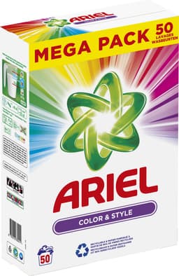 Ariel Waspoeder - Wasmiddel - Kleur - 50 Wasbeurten — thumbnail 4