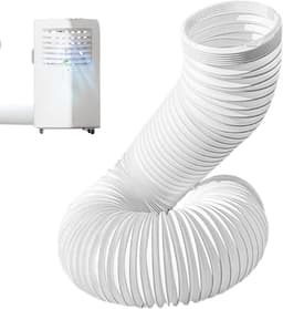 Afvoerslang - Airco slang - Mobiele airco - Flexibele lengte - 150 cm - Grijs — thumbnail 1