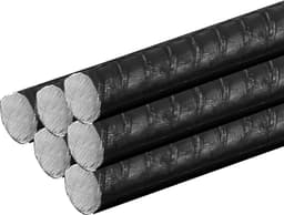 Grondwapening Staven - Steunpalen Beton - Stevig Verankeren - Zware Stalen Constructie - 12 Stuks 40cm - Zwart — thumbnail 5