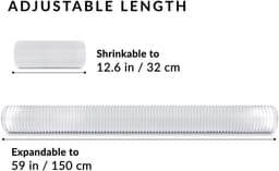Dailygoods- Uitlaatslang Universeel - Draagbare Luchtslang - Flexibele Buis - 5 Diameters - 59 cm - Kunststof Polypropyleen — thumbnail 3