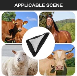 Hooizak - Voederzak - Dieren Voeren - Verstelbare Riemen - 65 x 55 cm - Zwart — thumbnail 4